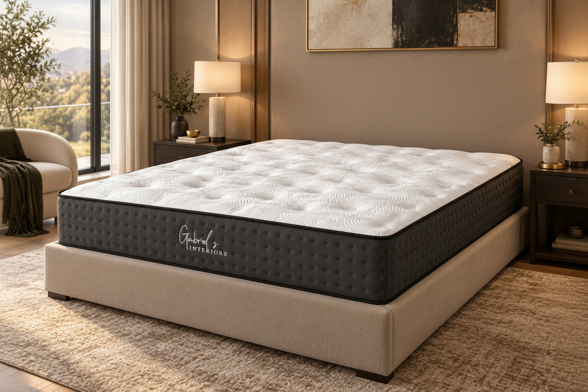 Matelas MERIDIEN à ressorts ensachés 180x200 cm épaisseur 25 cm