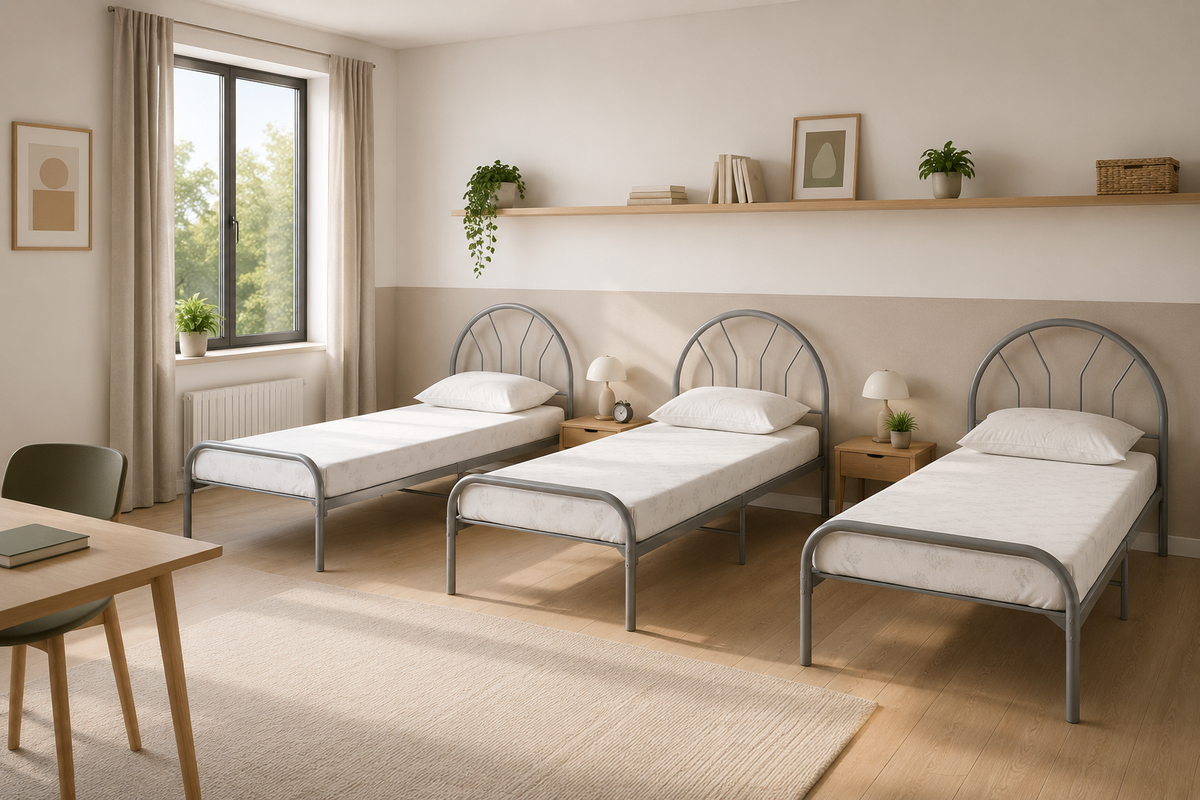LIT ECO GRIS 90X190cm