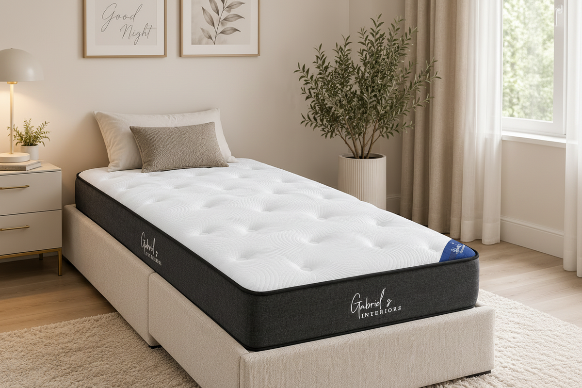 Matelas MERIDIEN à ressorts ensachés 90x190 cm épaisseur 25 cm