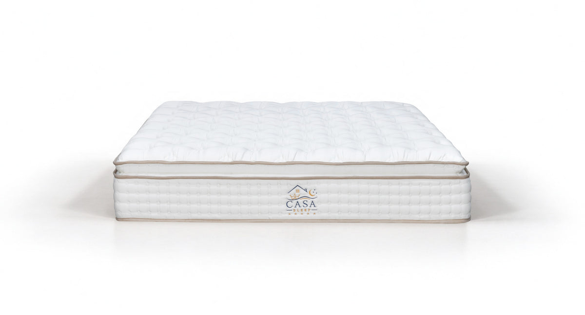 Matelas 180 × 200 cm beige — Matelas seul, vue de face