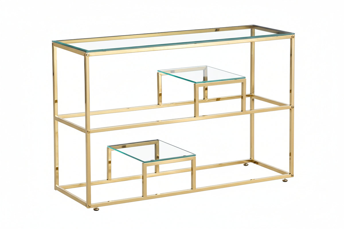Console ROMY Gold 120x40x80 cm #couleur_Transparent