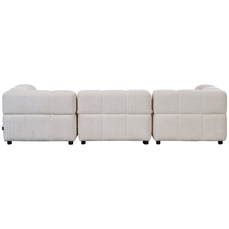 Canapé Modulable en tissu Cremona beige 280 x 186 cm – RITZ