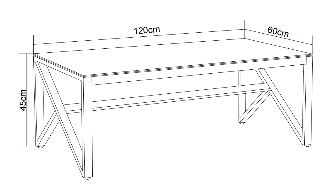 Table Basse MAJESTIQUE Rectangle Plateau Verre Trempé Marbré Noir Pieds Chrome 120x60x45cm