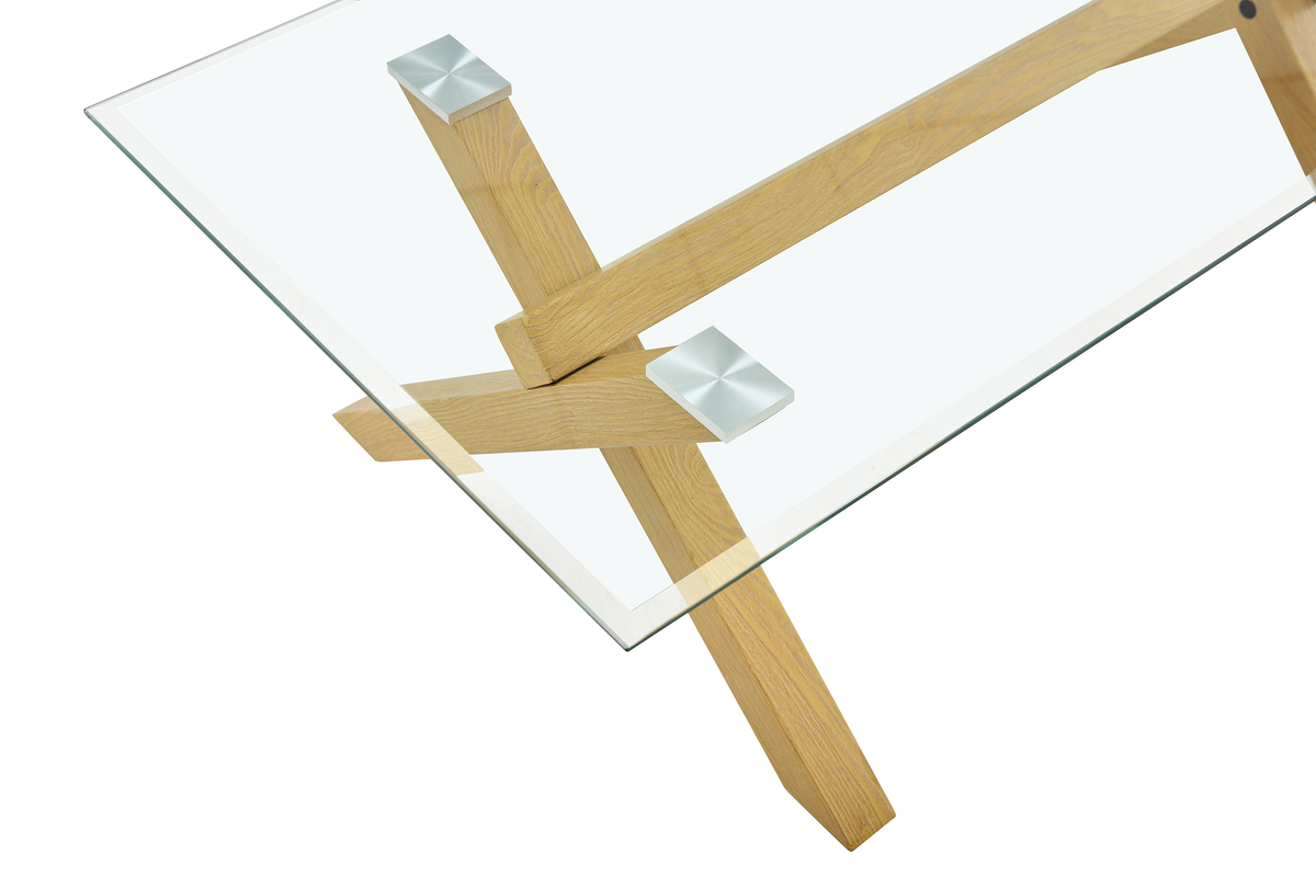 Table basse IXE Bois & Verre Transparent #couleur_transparent