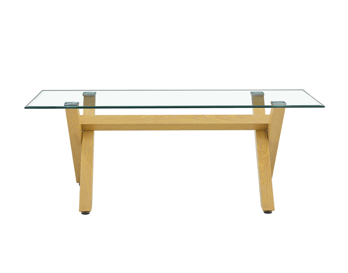 Table basse IXE Bois & Verre Transparent #couleur_transparent