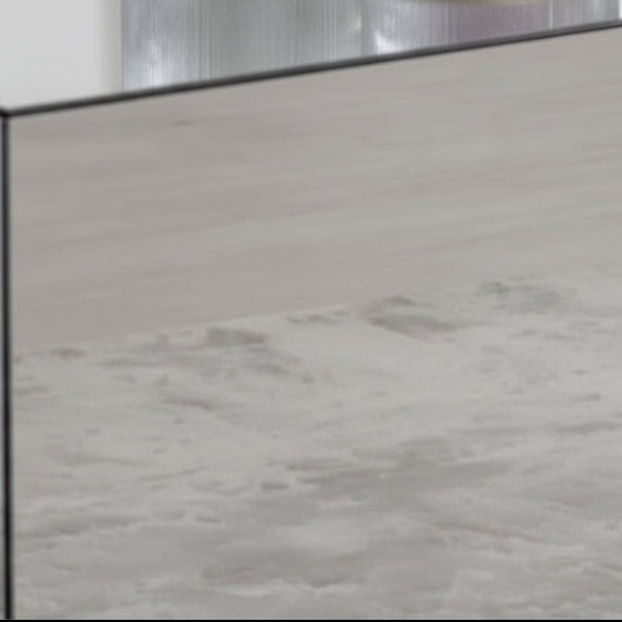 Table basse carrée 90x90 effet miroir structure MDF
