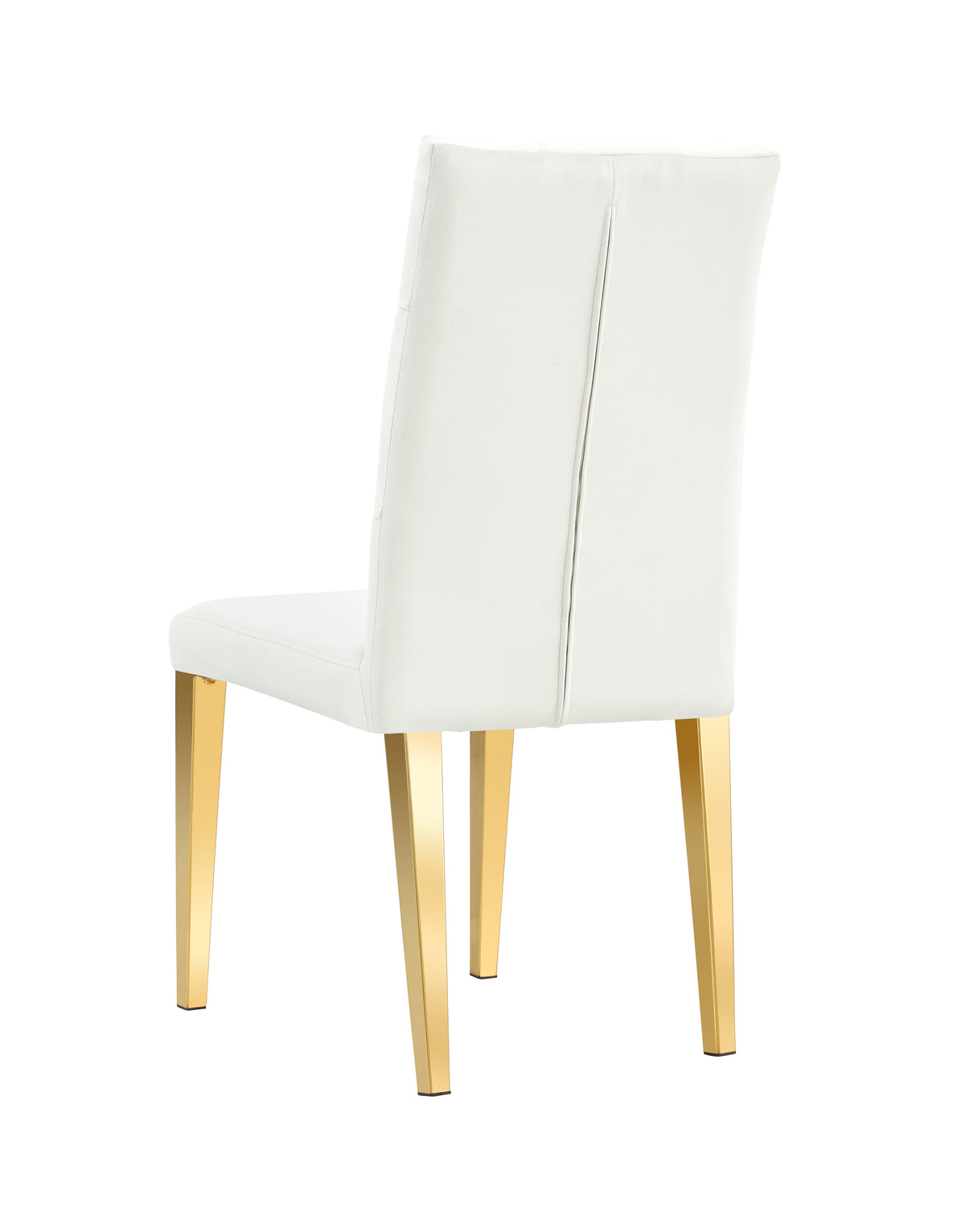 Lot de chaises NEVADA capitonnés gold #couleur_écru