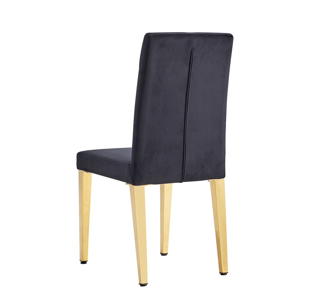 Lot de chaises NEVADA capitonnés gold #couleur_noir