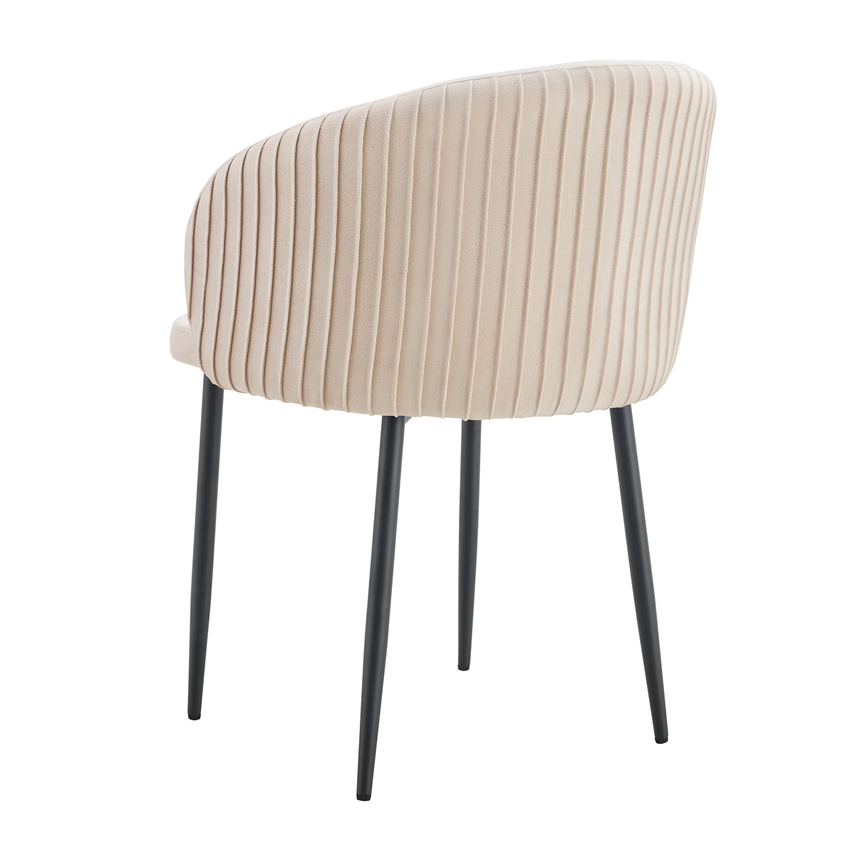 Chaise CARLITA Gold avec accoudoirs #couleur_beige