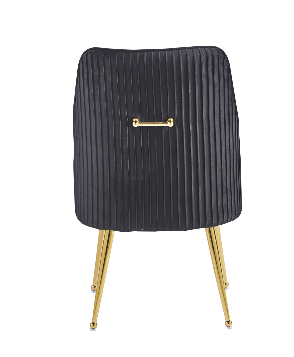 Chaise LUXURY velours gold 56x58x93 cm #couleur_noir