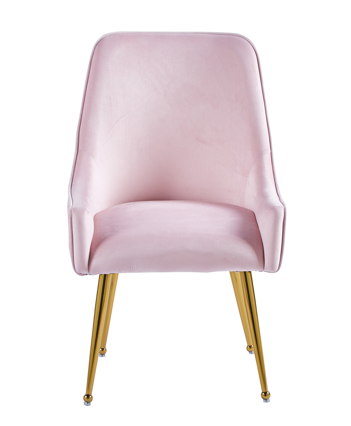 Chaise LUXURY velours gold 56x58x93 cm #couleur_rose