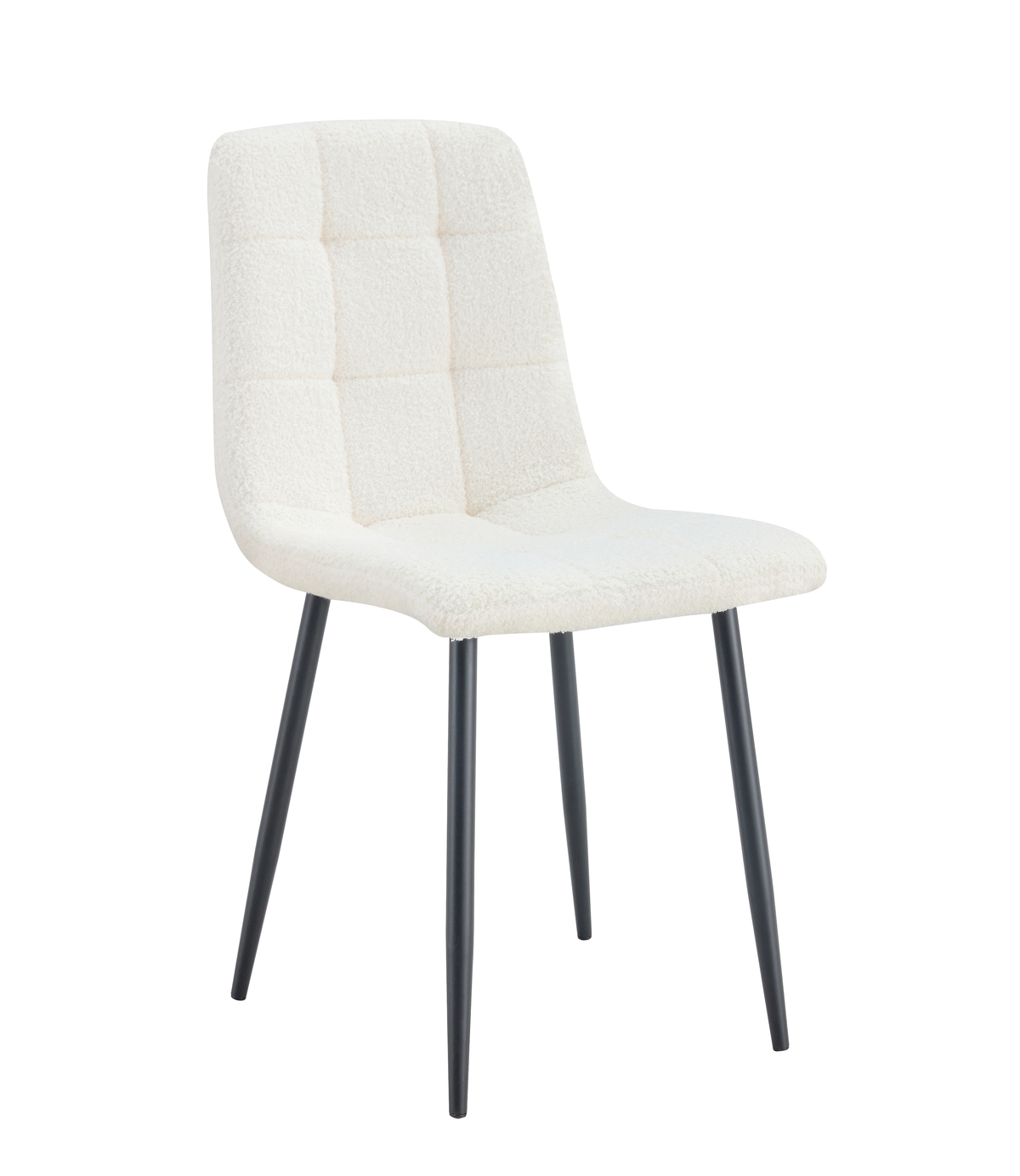 Chaise ELISA Velours Pieds Métal Noir #couleur_doudou