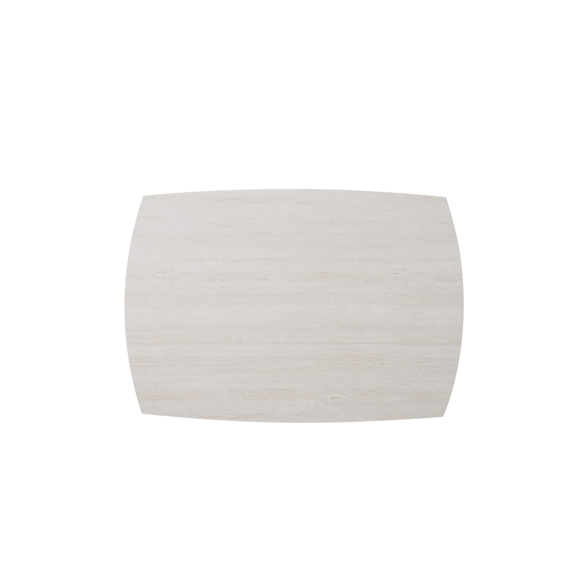 Table repas extensible céramique travertin blanc 129/189 cm – NYSA#couleur_blanc 