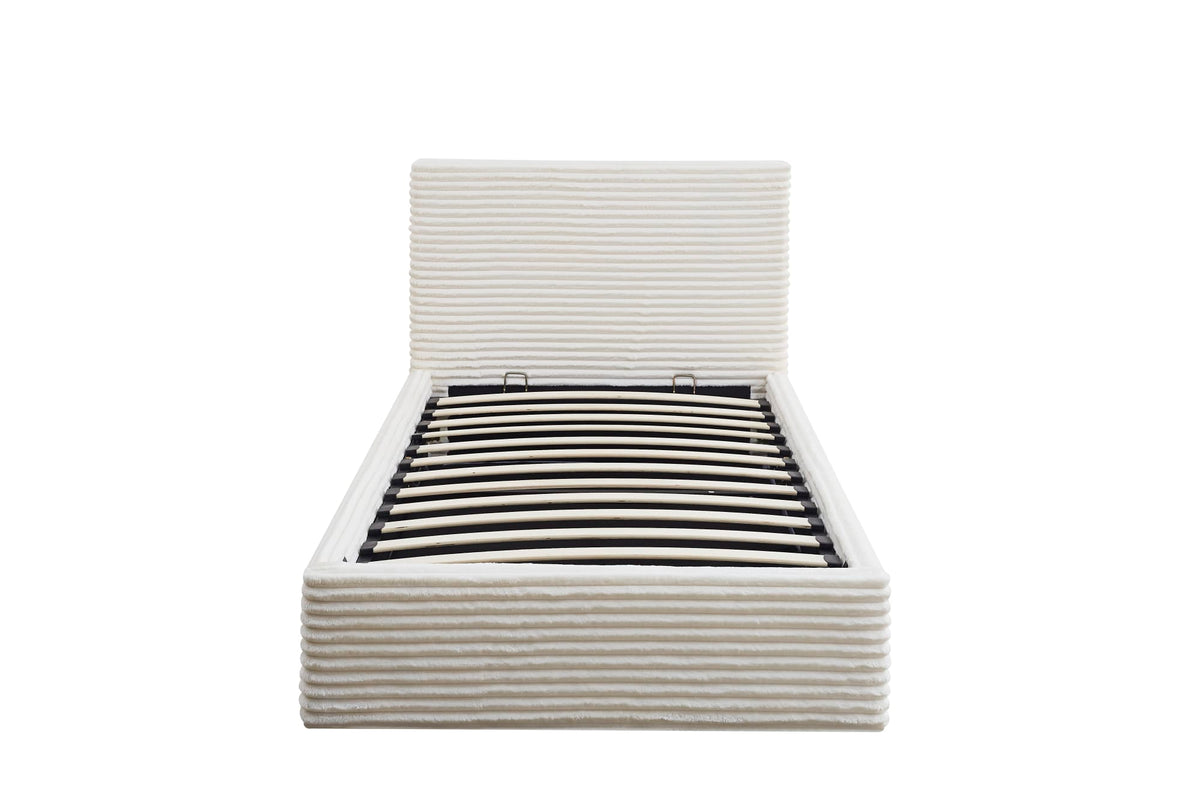 LIT COFFRE MAIA COTELE ECRU 90x190cm