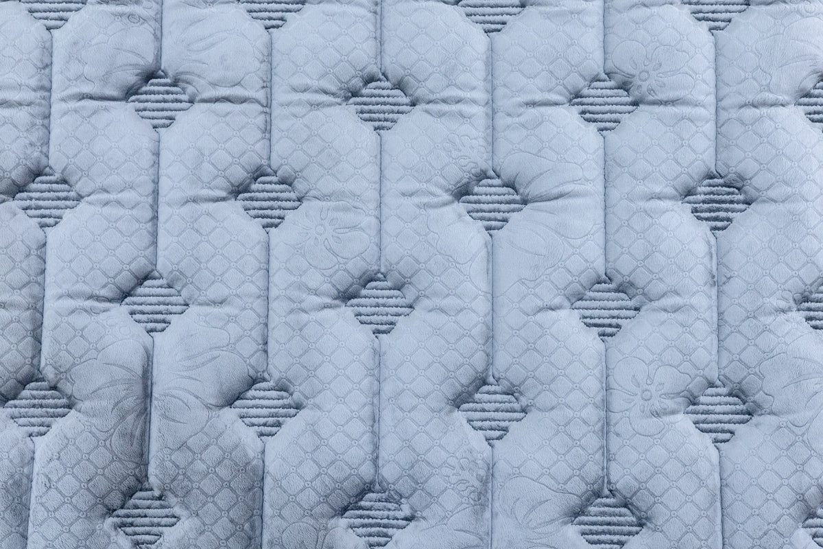 Matelas 140 × 190 cm anthracite — Détail du matelassage