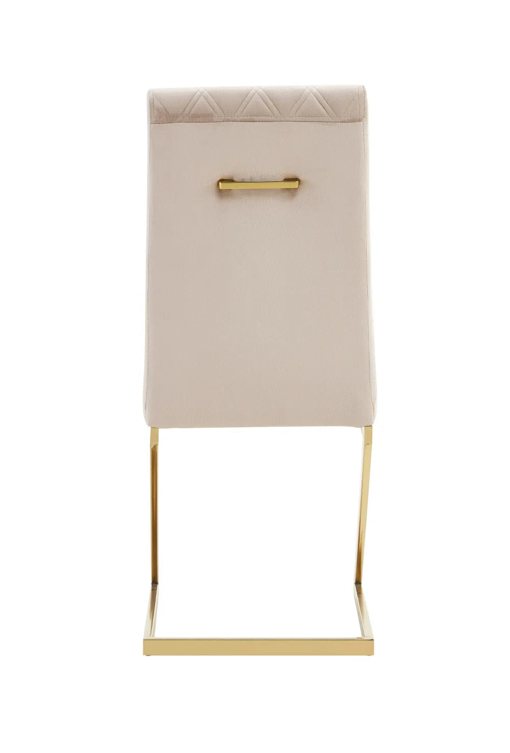 Lot de 6 chaises COCOMAT Gold et velours - Moka