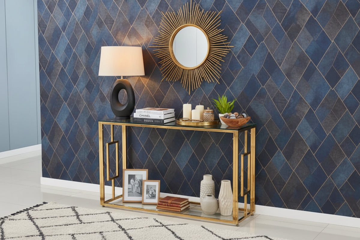 Console Gold Transparent 120x40x78 cm SOPHIE