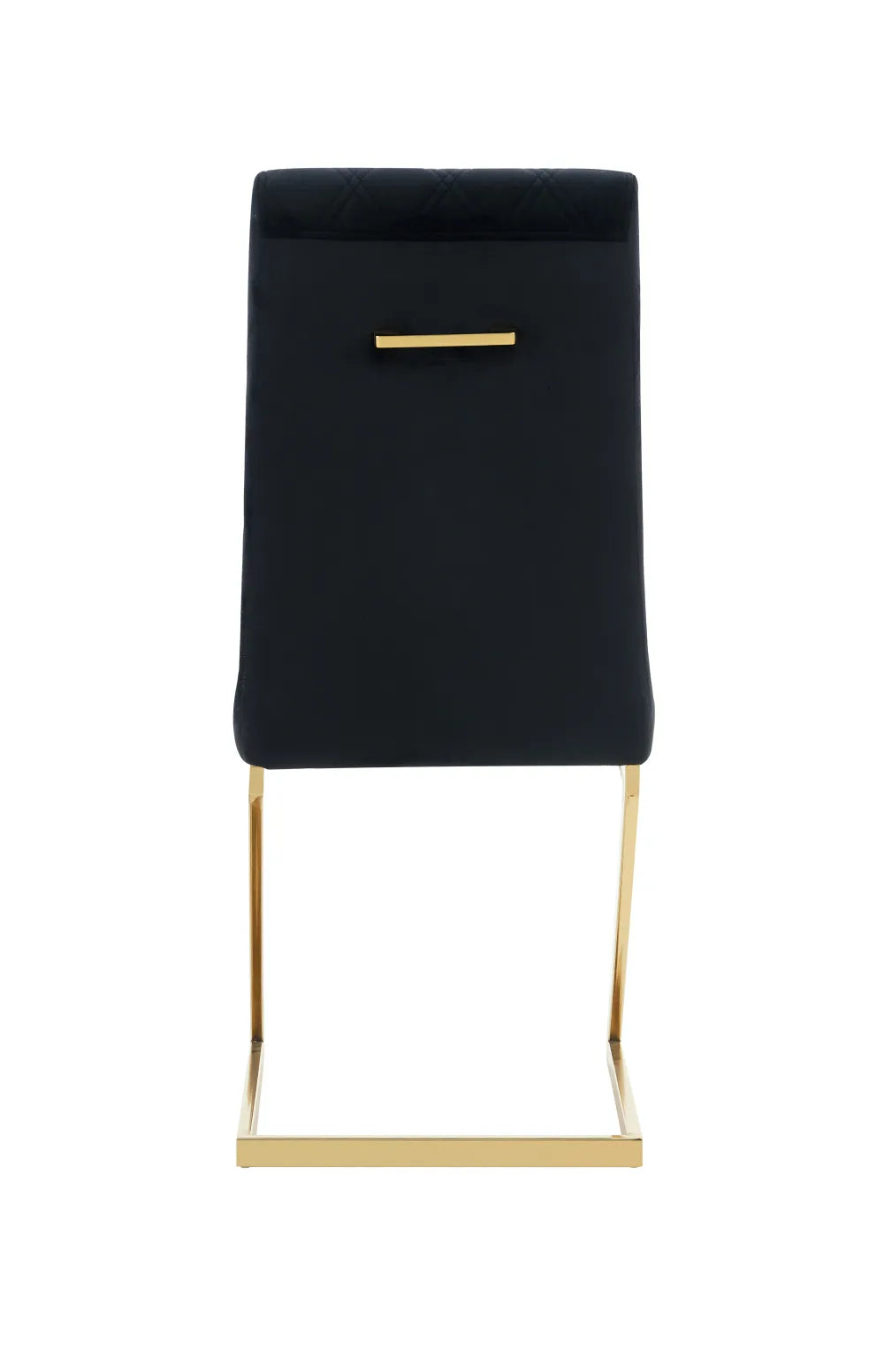 Lot de 6 chaises COCOMAT Gold et velours - Noir