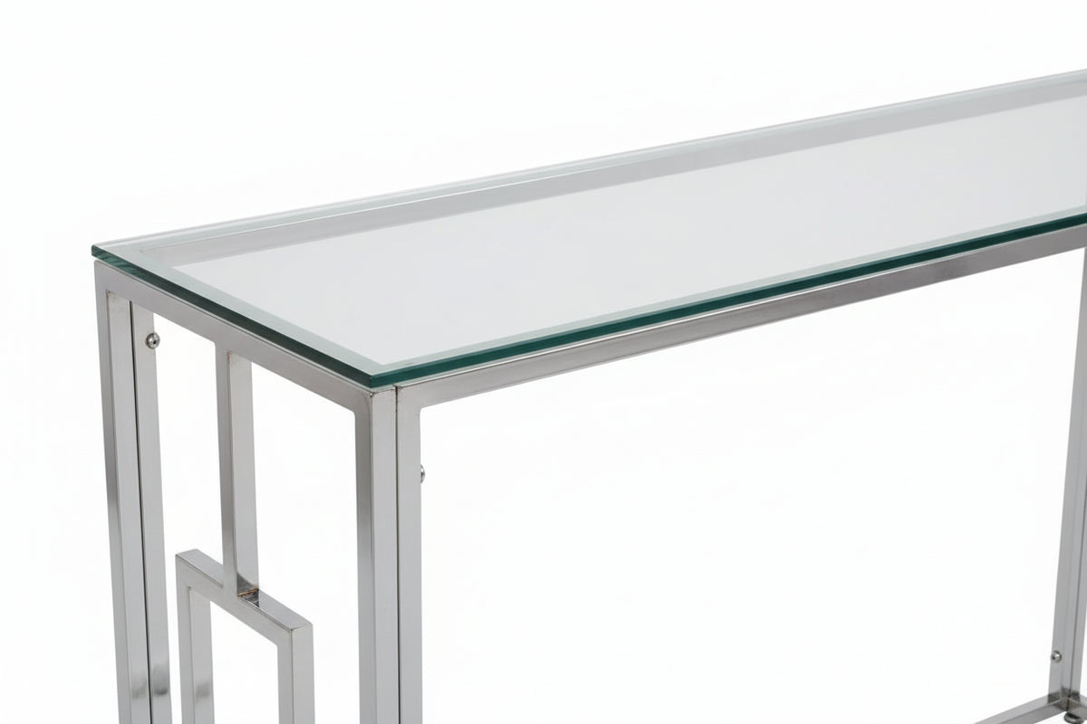 Console Chrome Transparent 120x40x78 cm SOPHIE