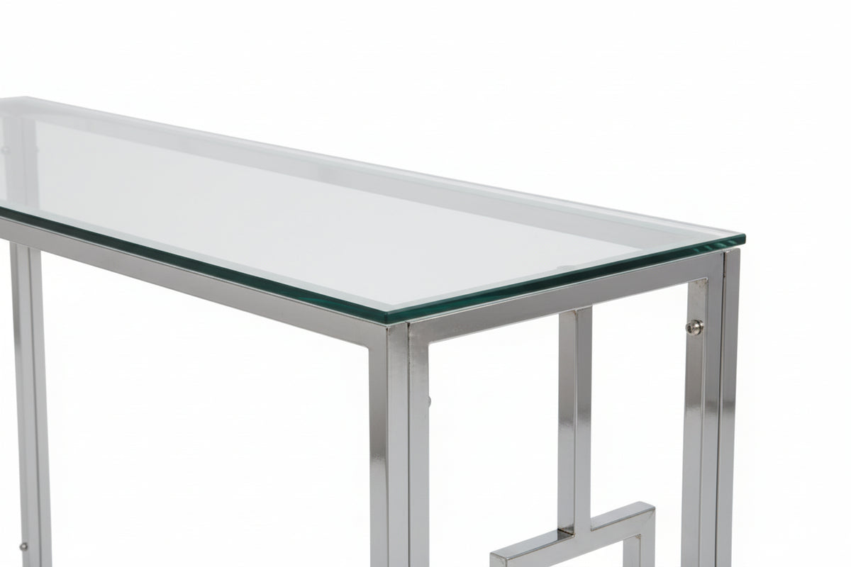 Console Chrome Transparent 120x40x78 cm SOPHIE