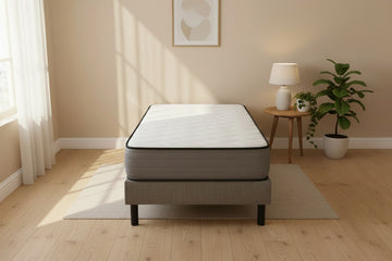 Matelas roulé mousse haute densité accueil ferme 90x190 cm épaisseur 20 cm