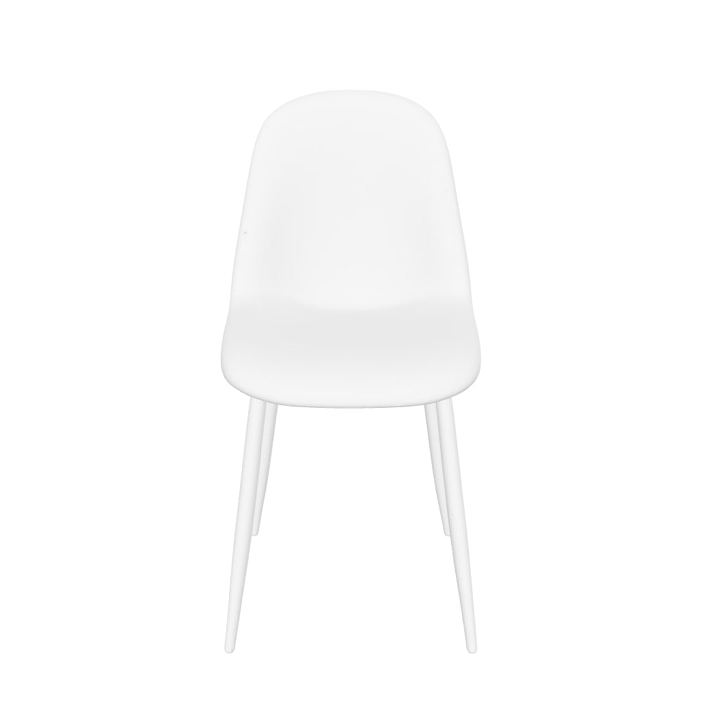 Lot de 4 Chaises scandinaves velours beige métal noir 43,5x40x87cm