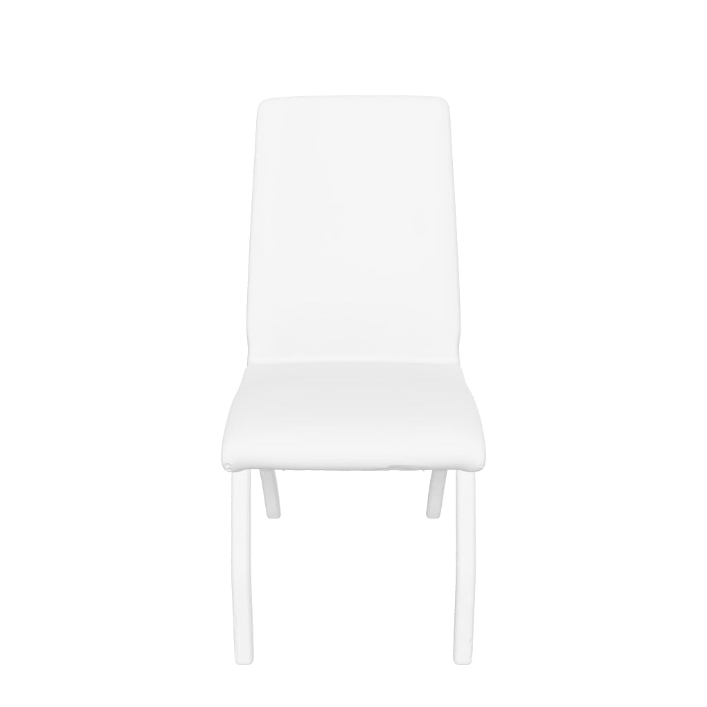 Lot de 4 Chaises Fate chrome et velours Beige