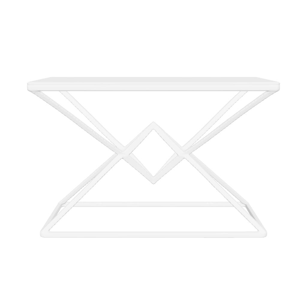 Console gold verre trempé transparent 120x40x78 cm PYRAMID